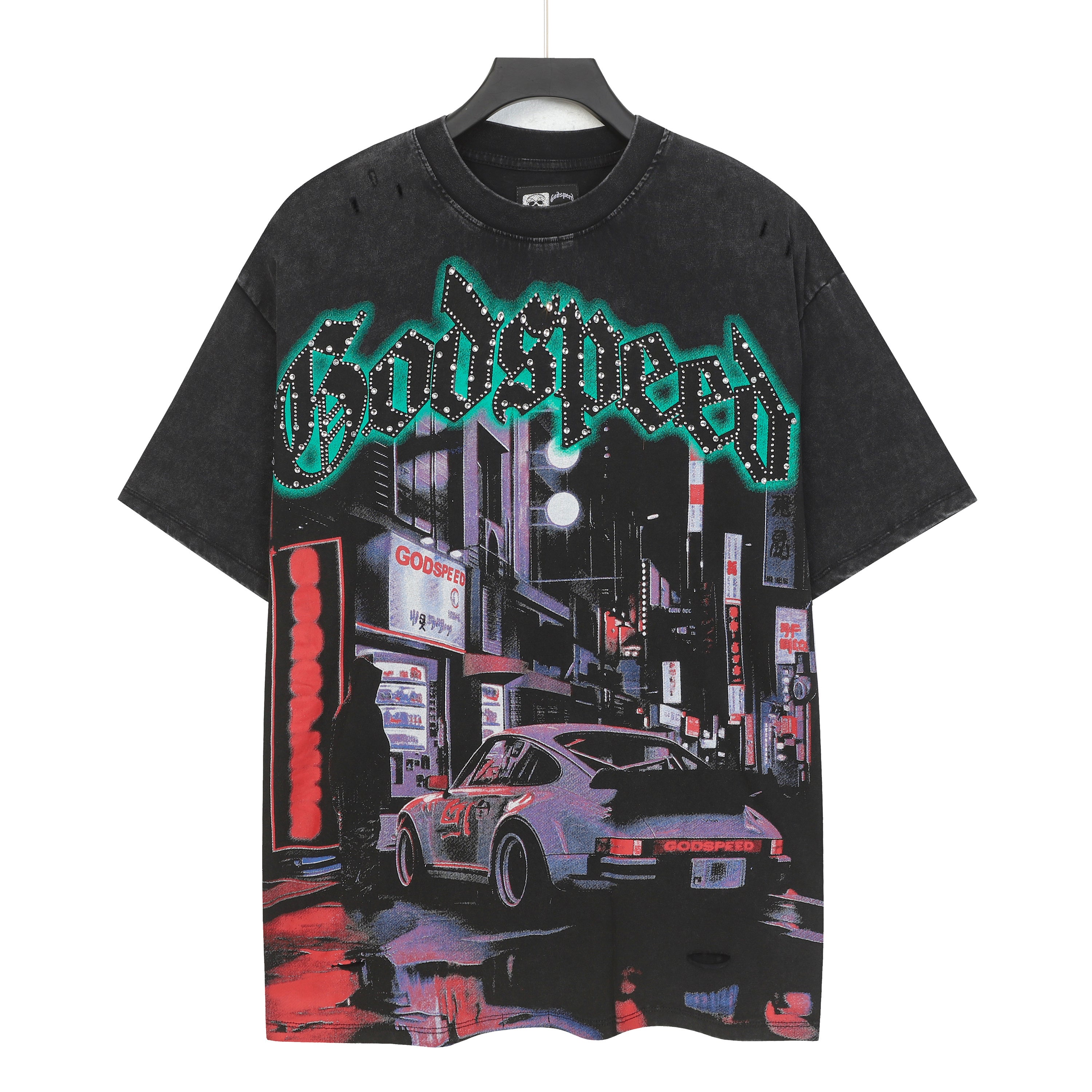 Neon Night Drive Graphic Tee