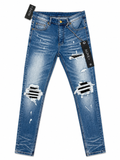 Alive Jeans with black patch