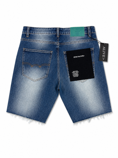 Alive Jeans Shorts Rhinestone