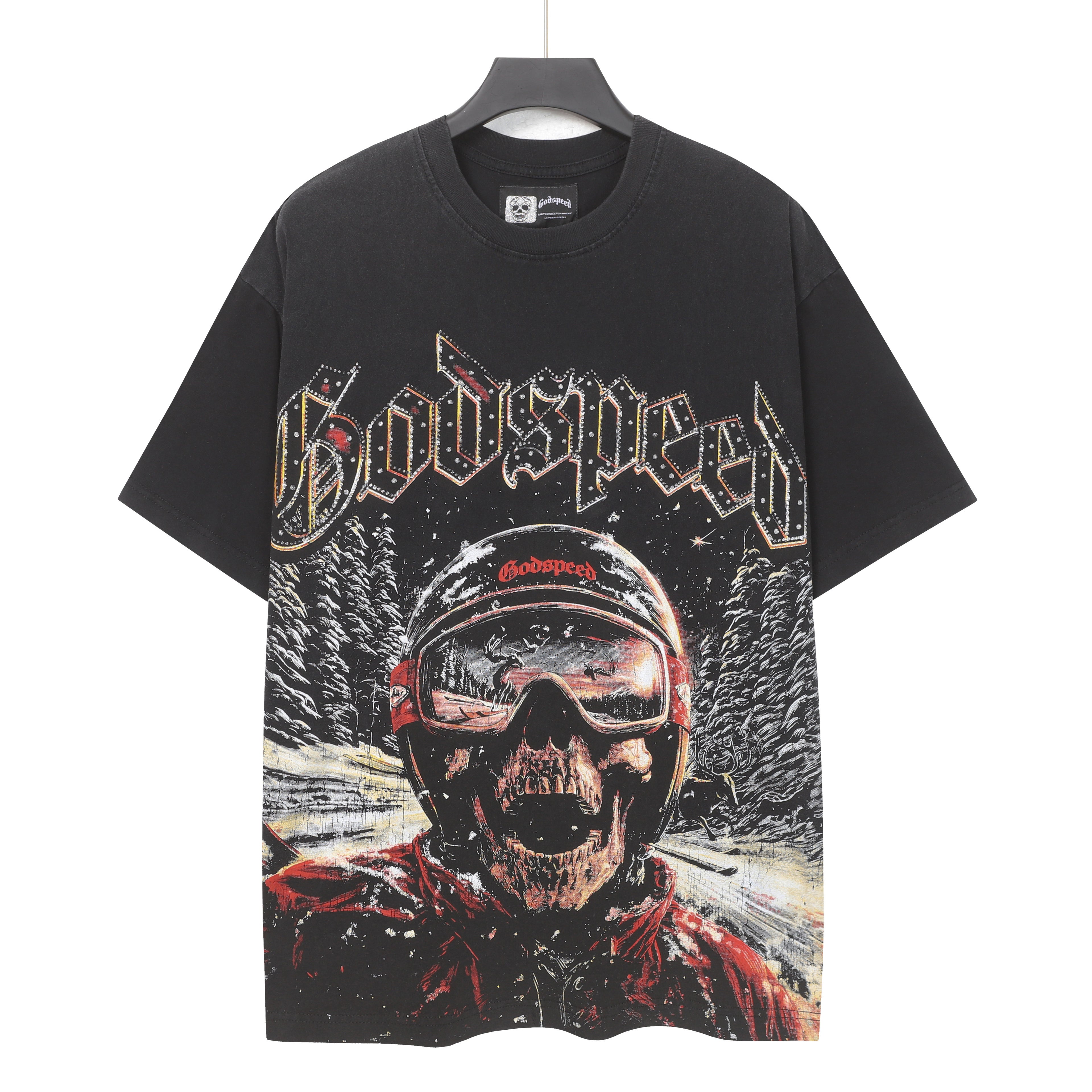 Frost Rider Skull Graphic Tee
