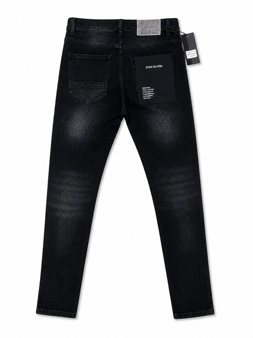 Alive Jeans Black Paint