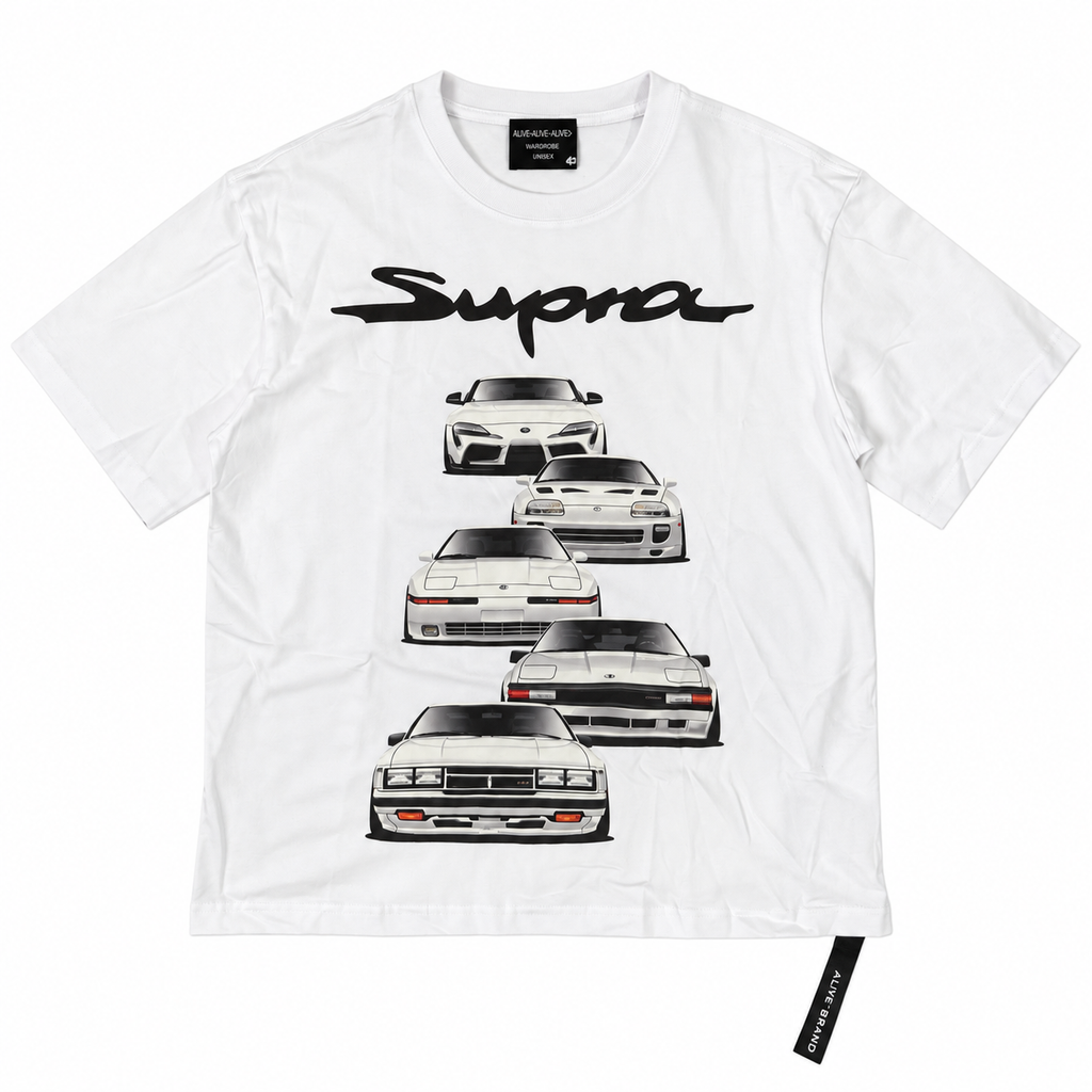 Alive Supra Evolution Car Graphic T-Shirt