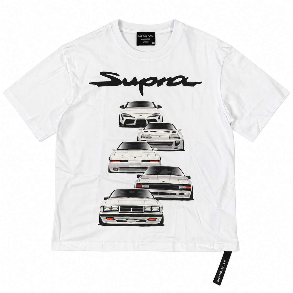 Alive Supra Evolution Car Graphic T-Shirt