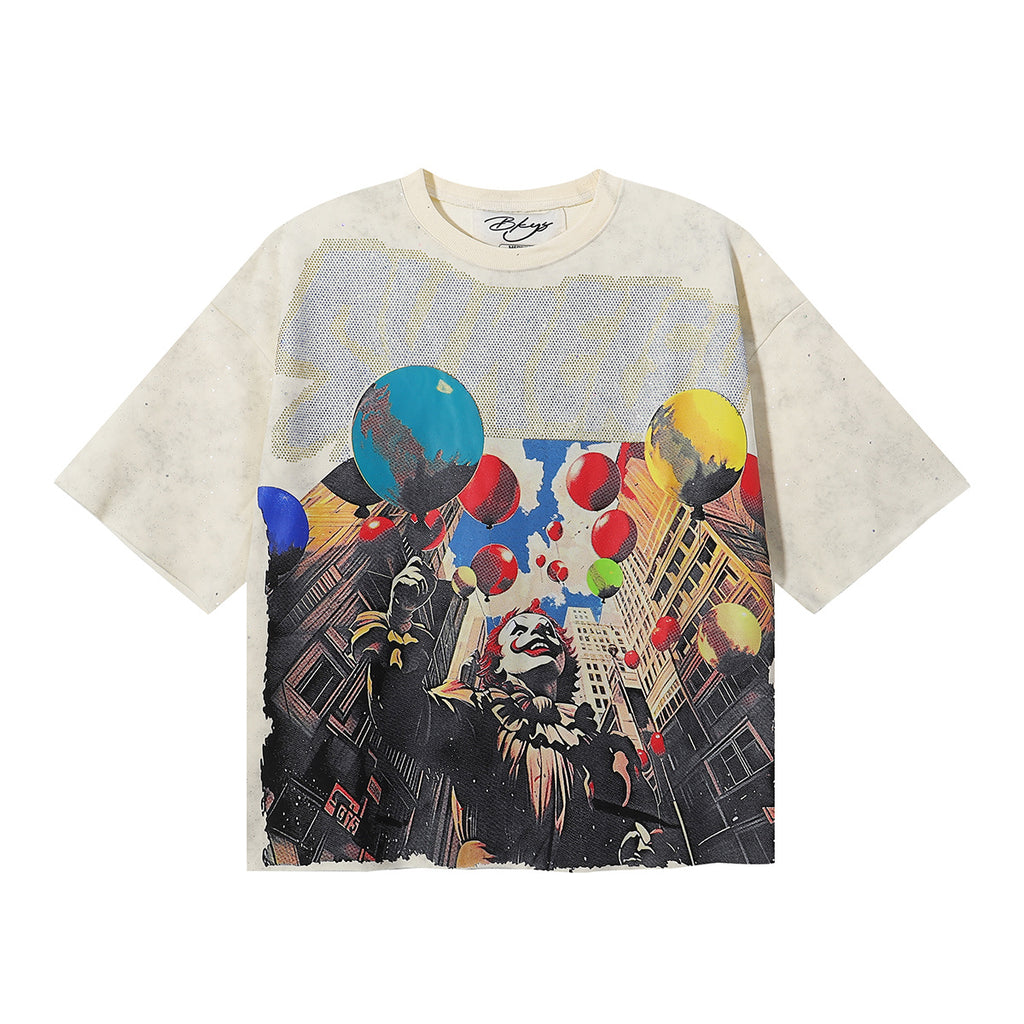 Super Balloon Clown Graphic Tee