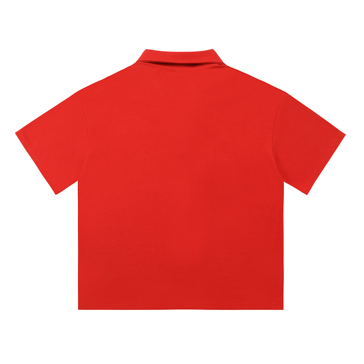 Red Emotion Button-Up Shirt Suit