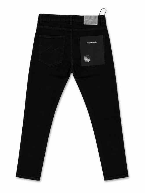 Alive Jeans Plain Black