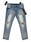 Alive Jeans red patch