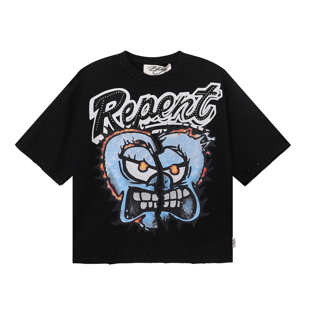 Revolt Split Face Graphic Tee