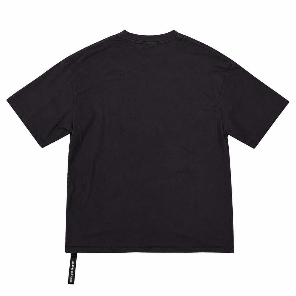 Alive Threesome Heart Graphic T-Shirt