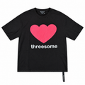 Alive Threesome Heart Graphic T-Shirt