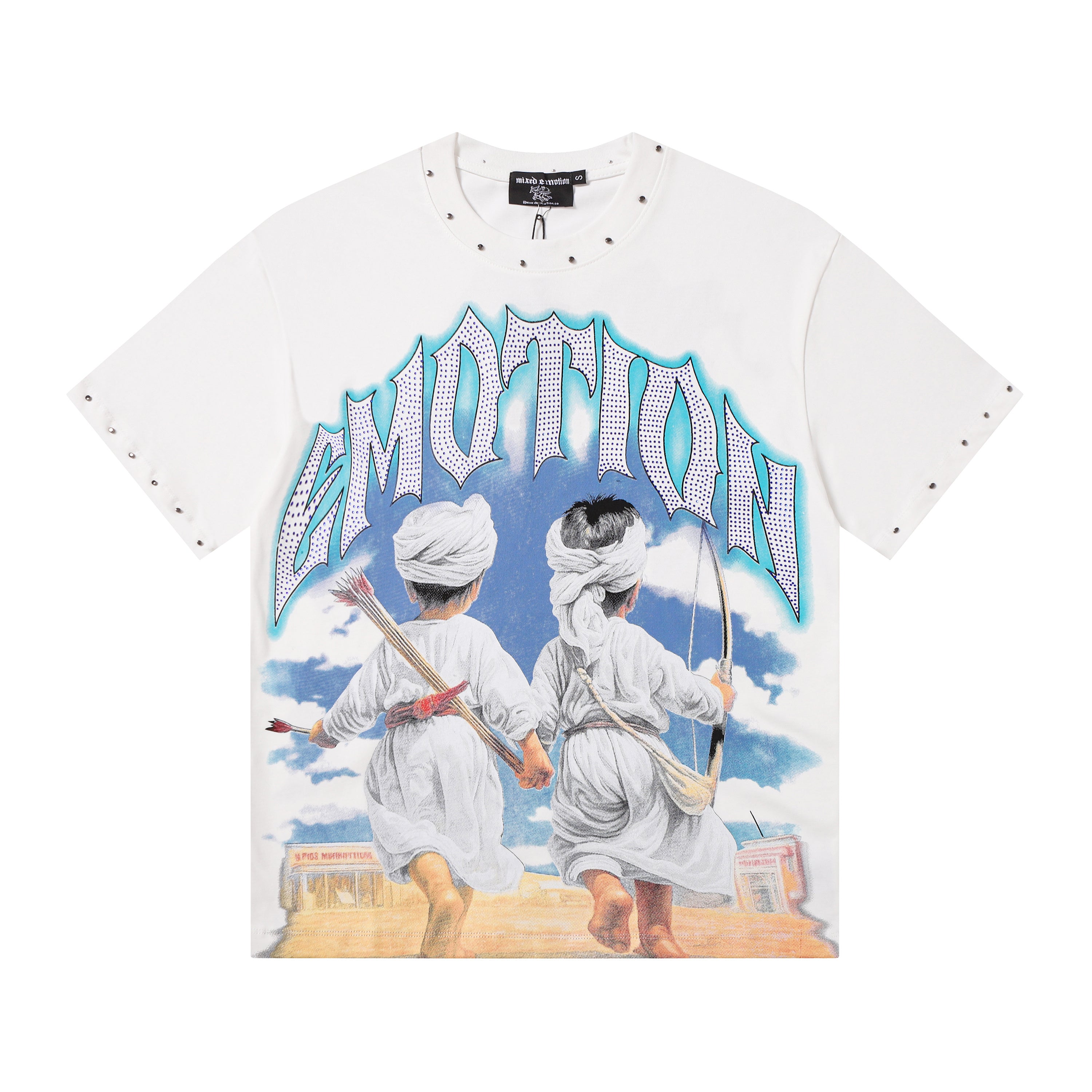 Emotion Rhinestone Graphic Tee