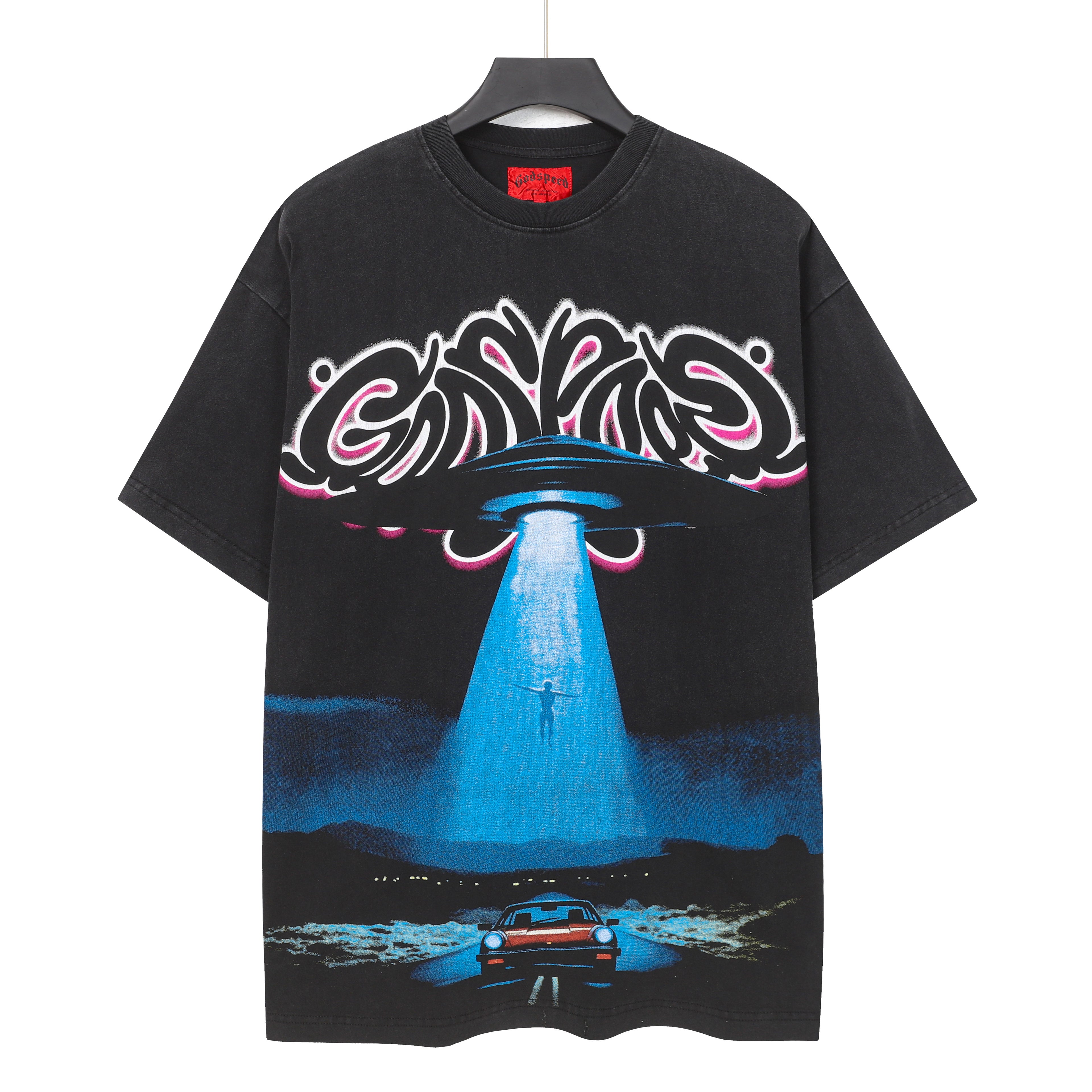 UFO Abduction Graphic Tee