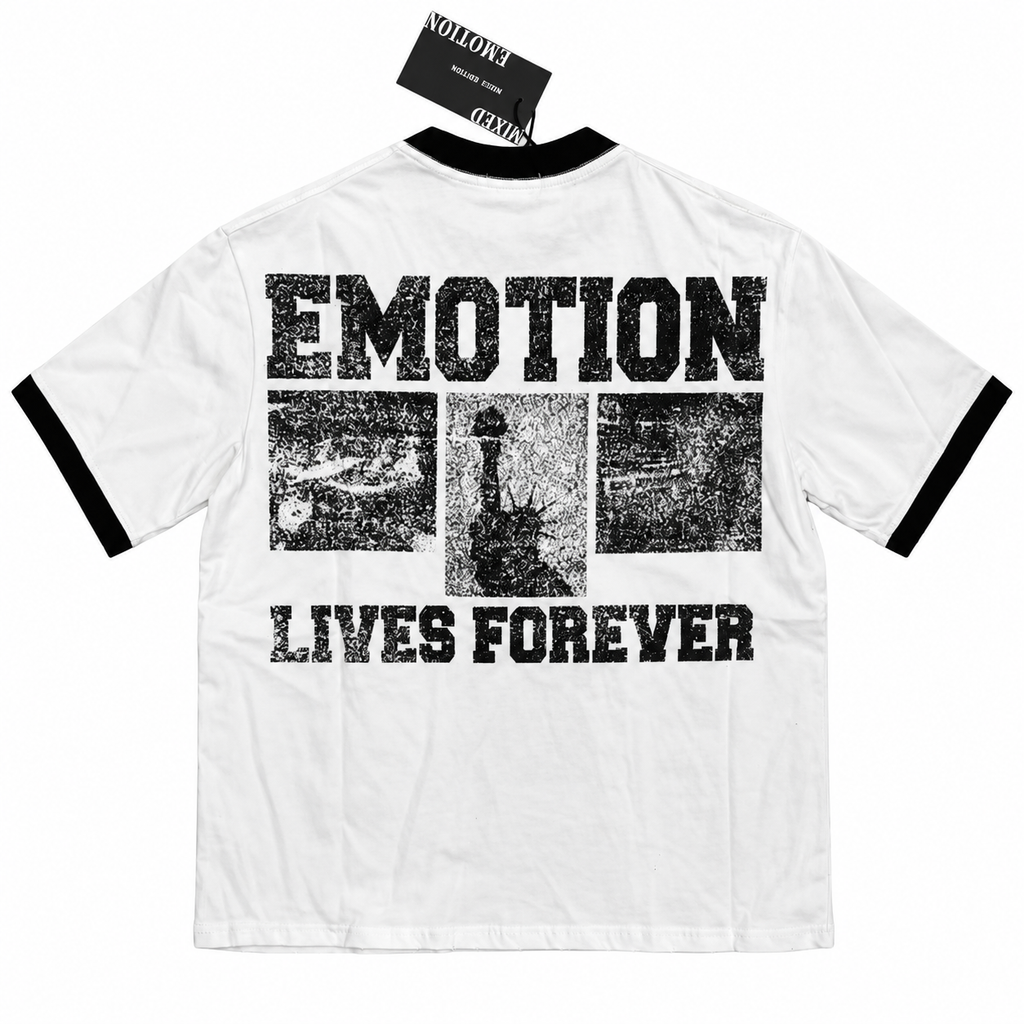 Mixed Emotion Emotion Lives Forever Graphic T-Shirt