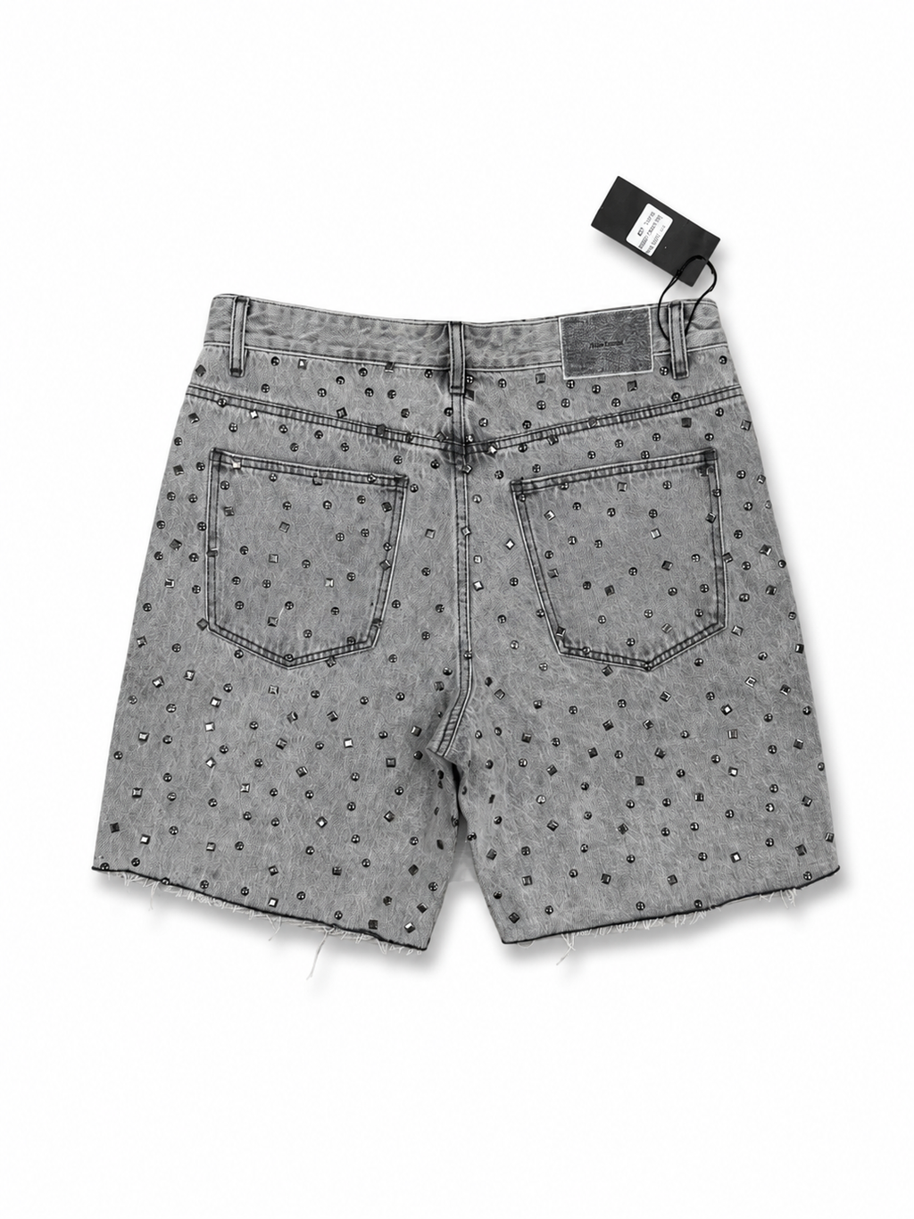 Alive Jeans Rhinestone Gray Shorts