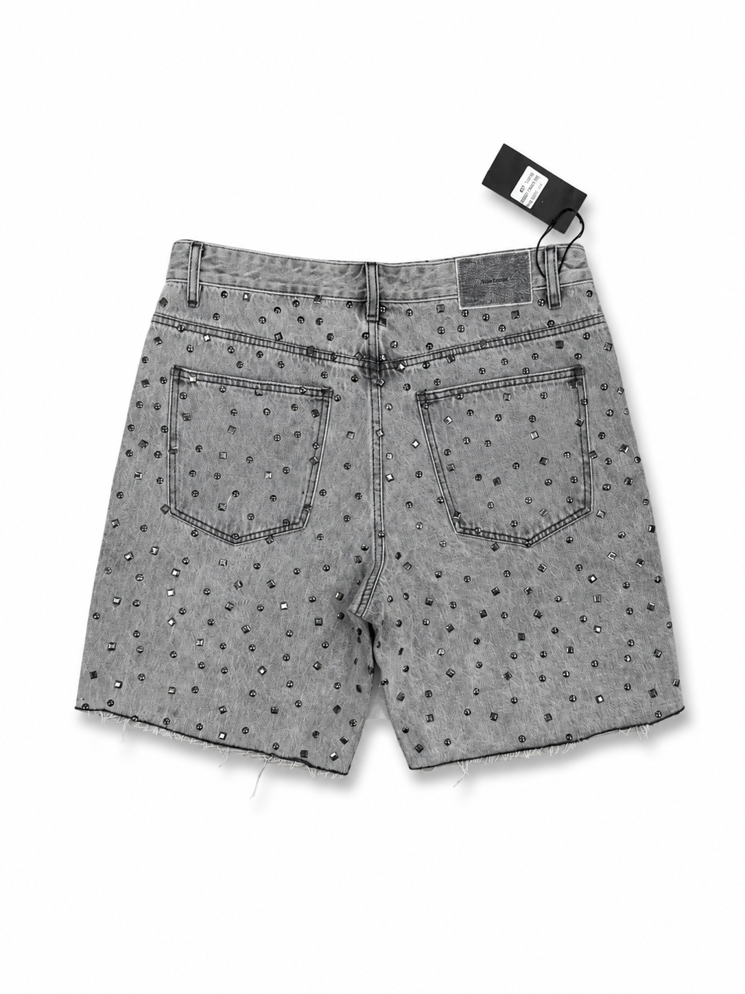 Alive Jeans Rhinestone Gray Shorts