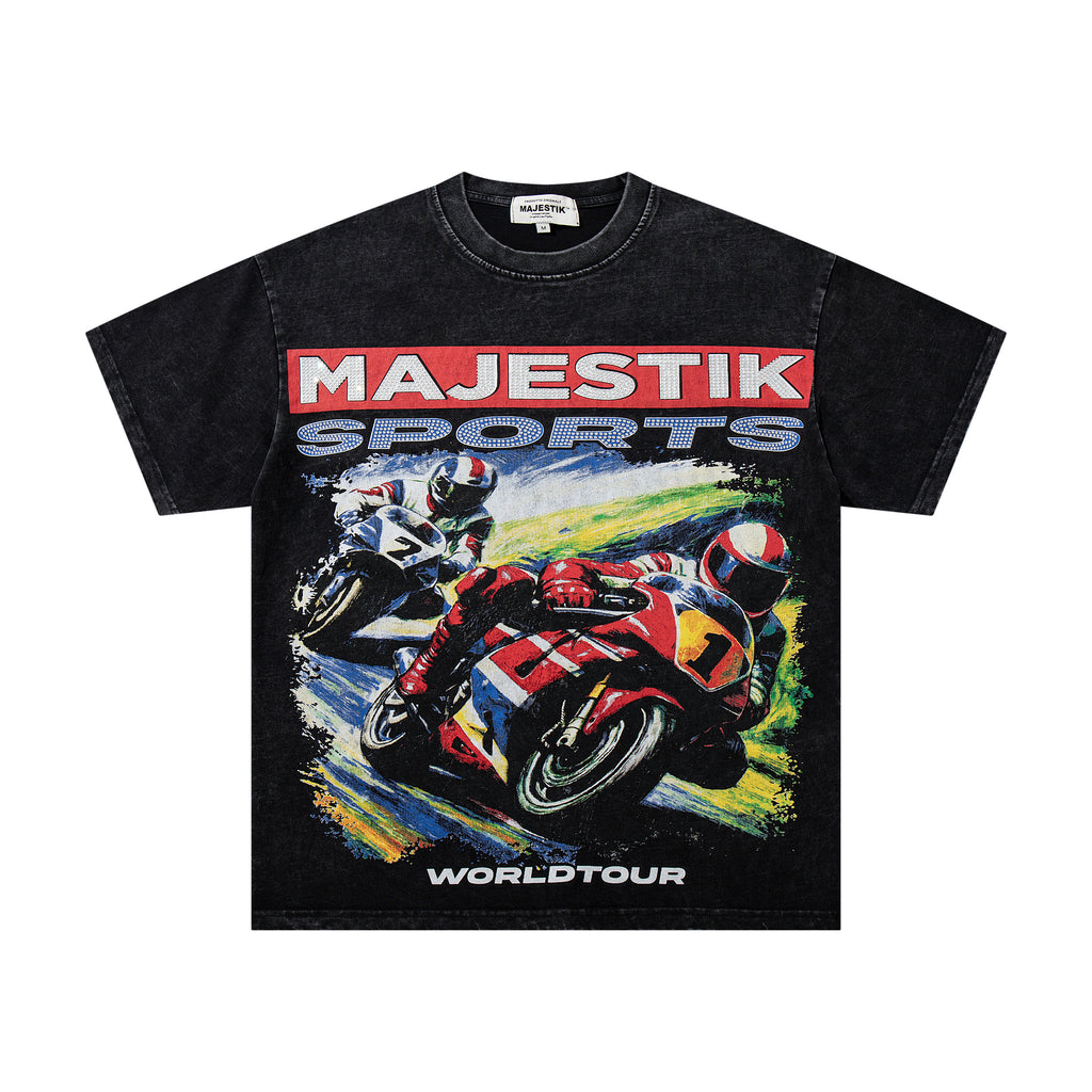 Majestik Sports Racing Graphic Tee