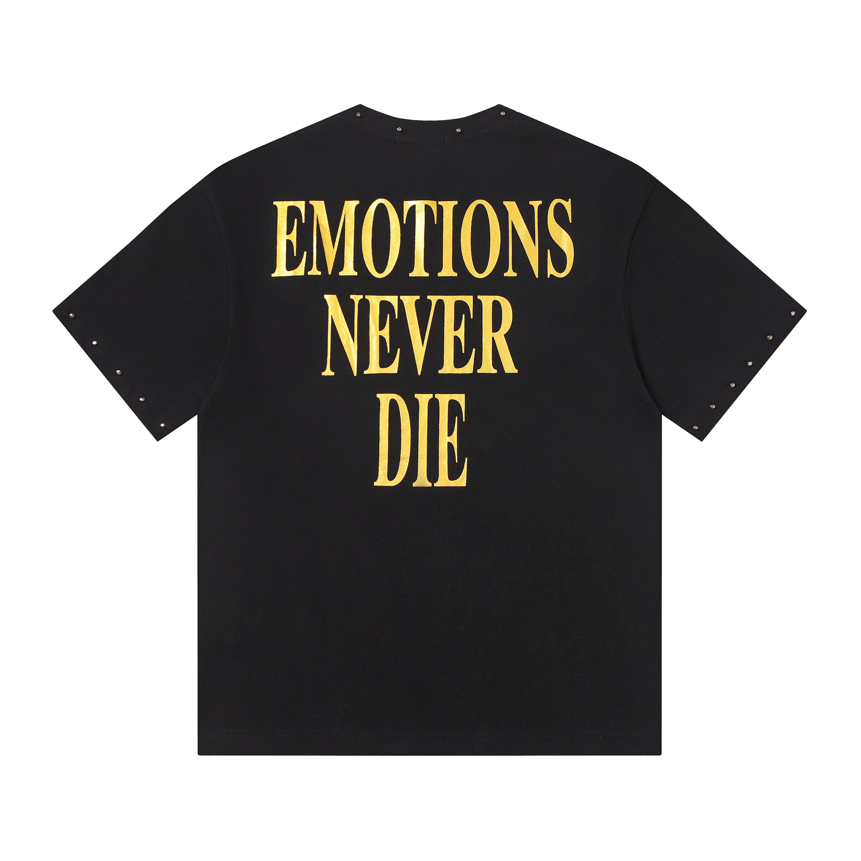 Emotion Never Die Rhinestone Graphic Tee