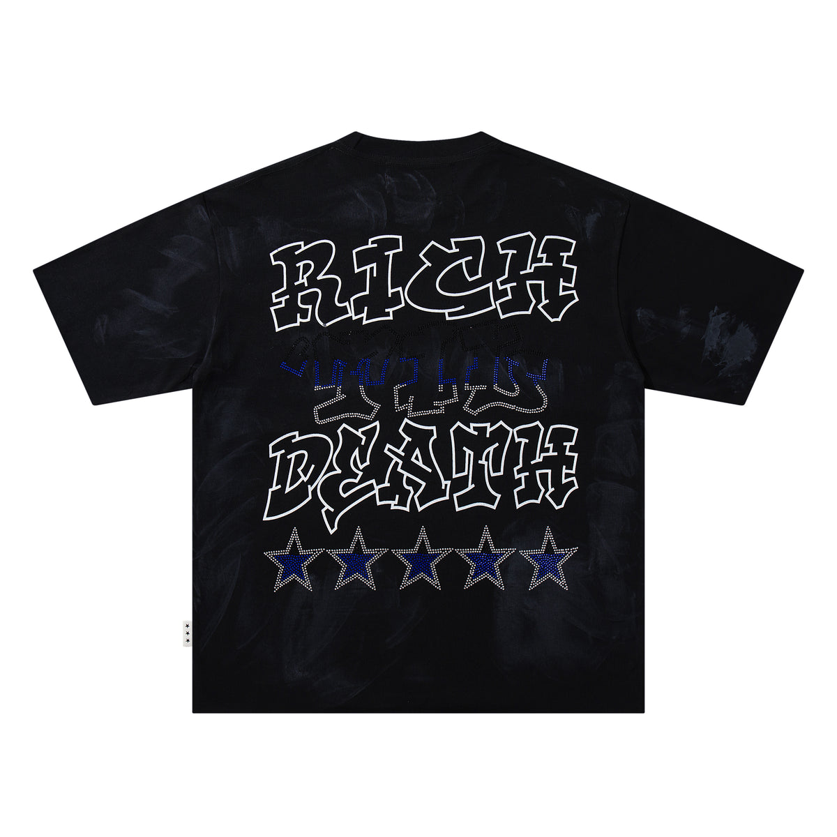 BKYS Money Skull Rhinestone Graphic T-Shirt