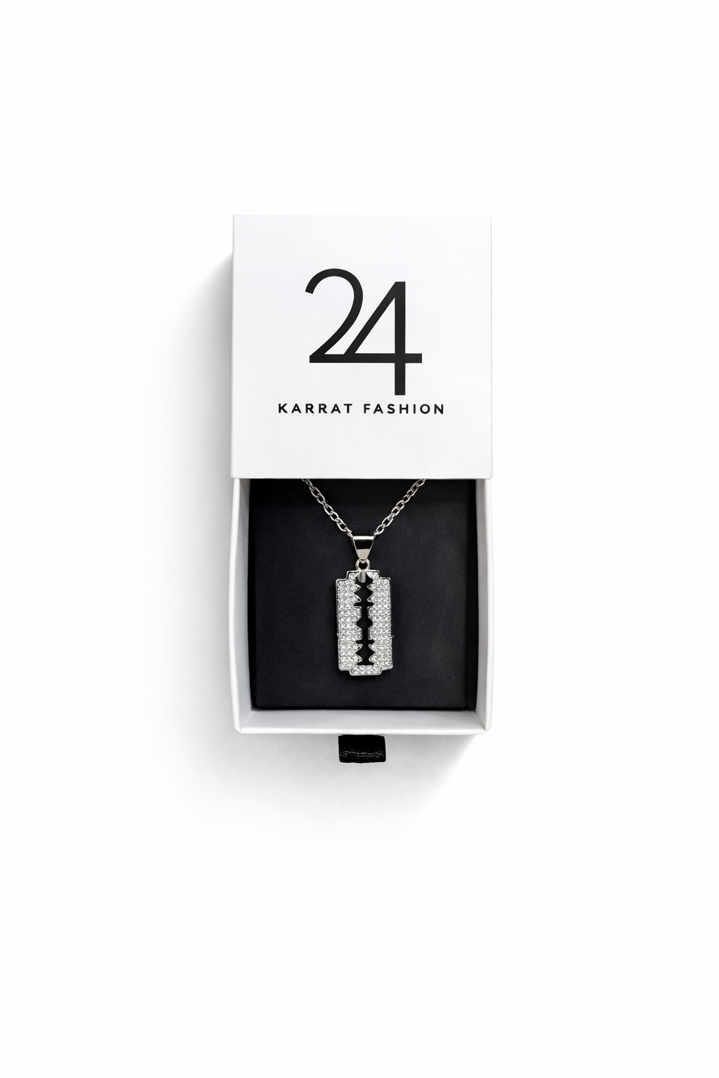 Single Razor Blade Rope Chain