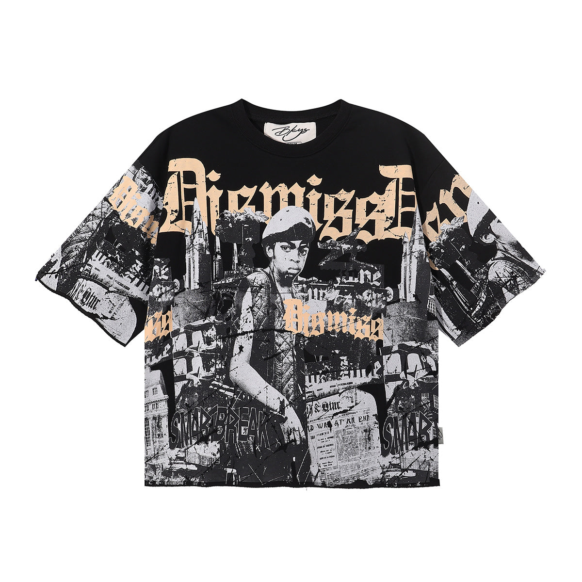 Denim City Collage Graphic Tee