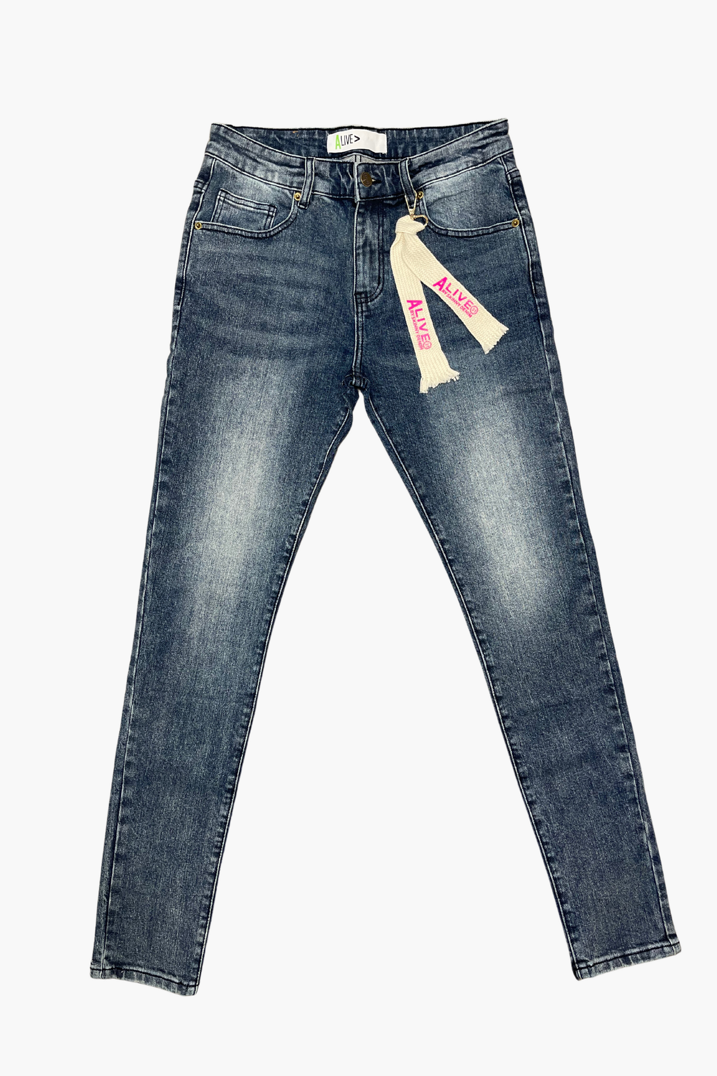 Alive Jeans Wash Out Dark Blue