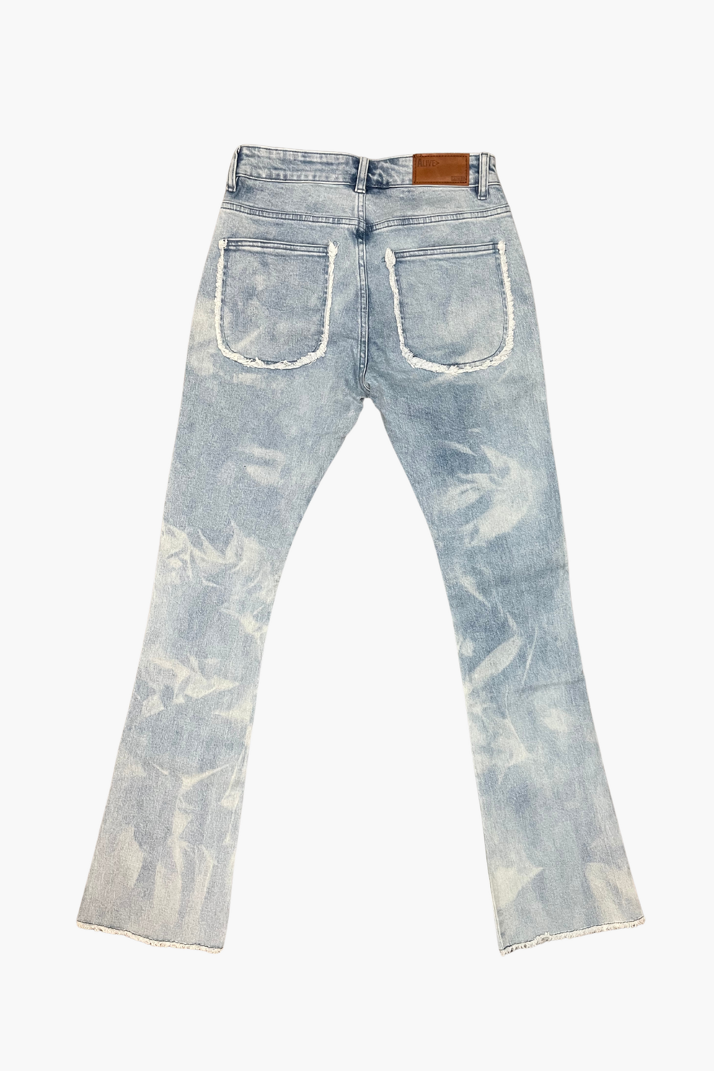 Alive Jeans Wash out blue with bell foot