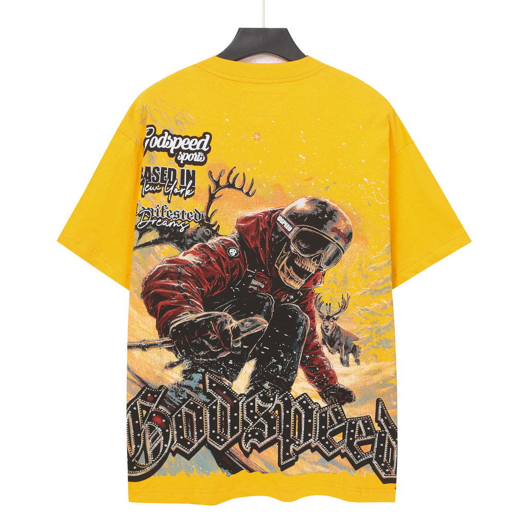 Frost Rider Skull Graphic Tee