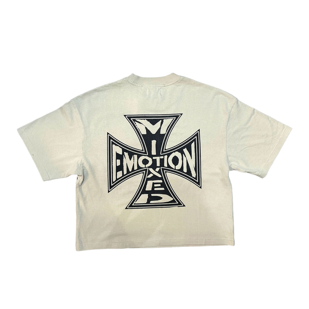 Cross Logo Distressed Tee