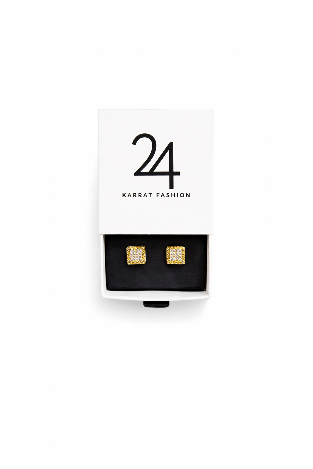 Square Gold Stud