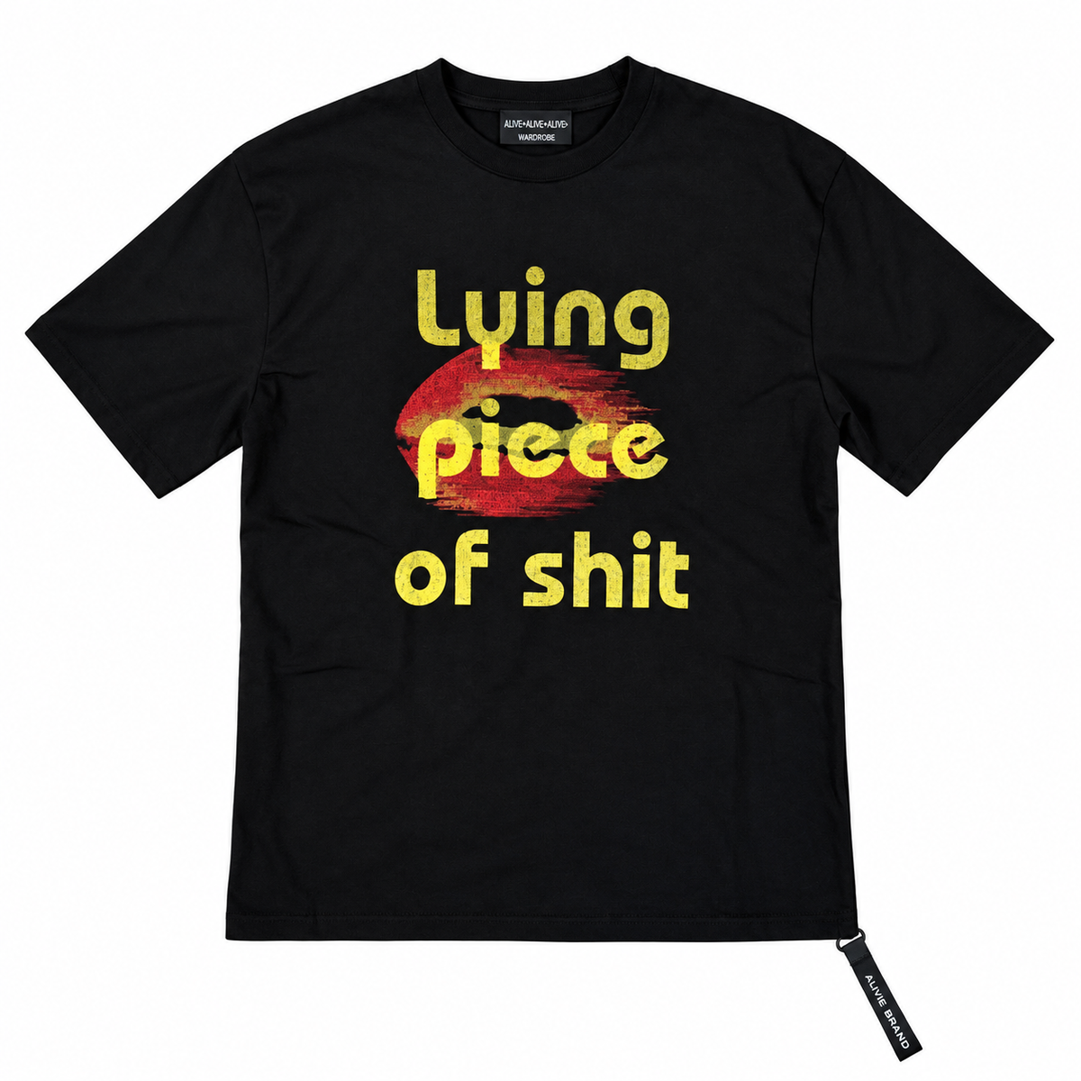 Alive “Lying Piece of Sh*t” Graphic T-Shirt