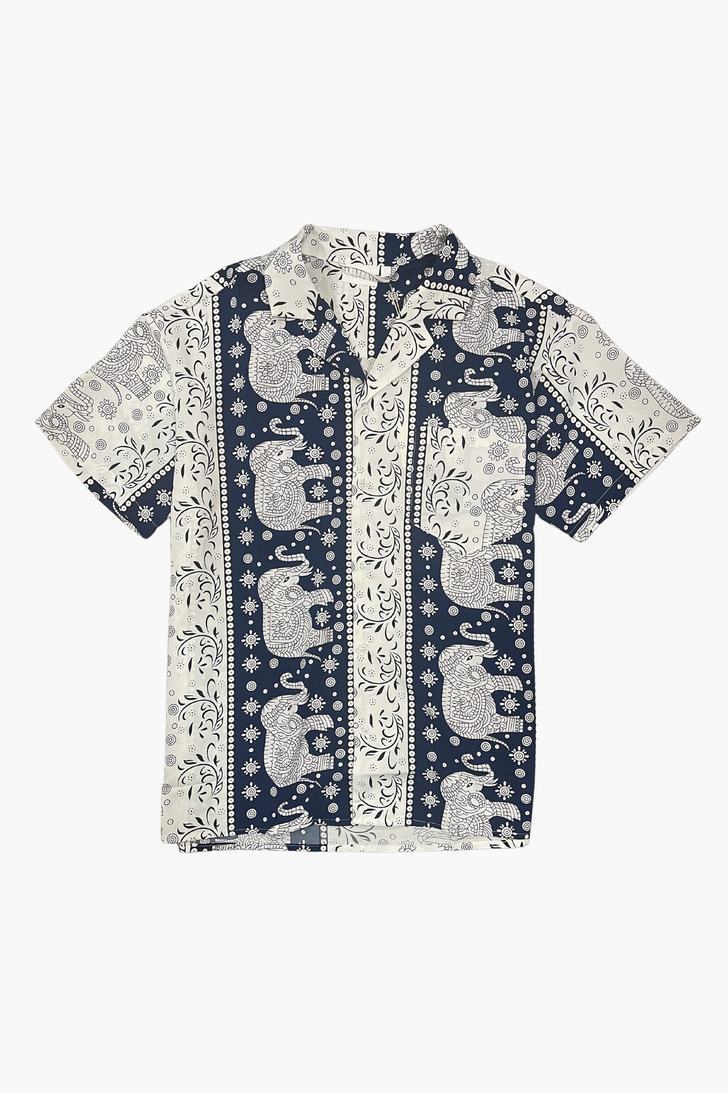 Abstract Pattern Button Up Shirt