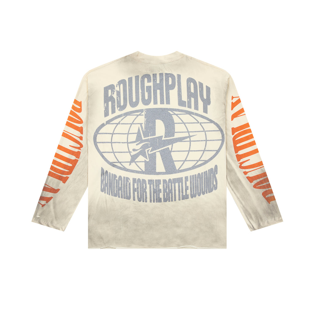 “Warning” Graphic Long Sleeve Tee