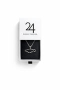 Jamaica Outline Pendant Rope Chain