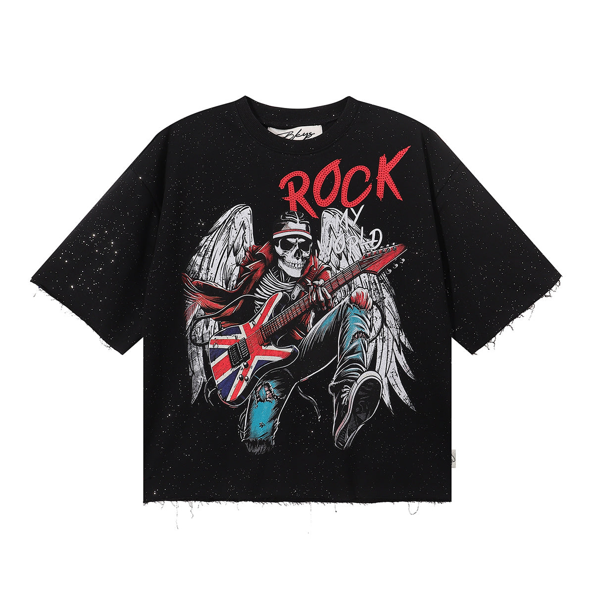Rock My World Skeleton Guitar Tee