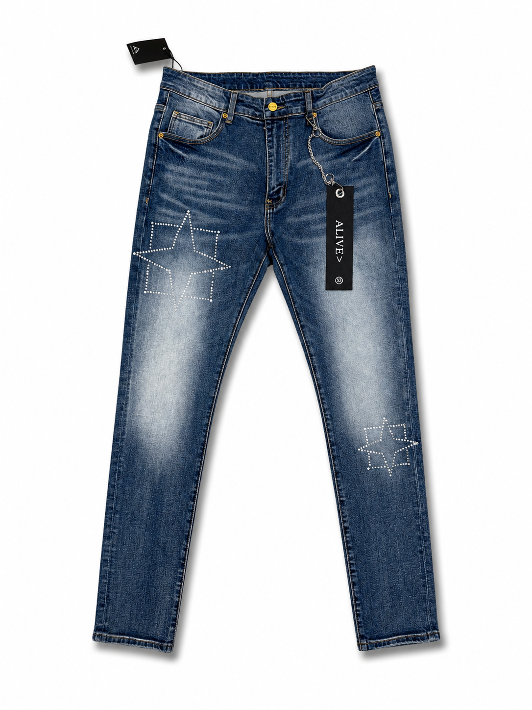 Alive Jeans Star Rhinestone