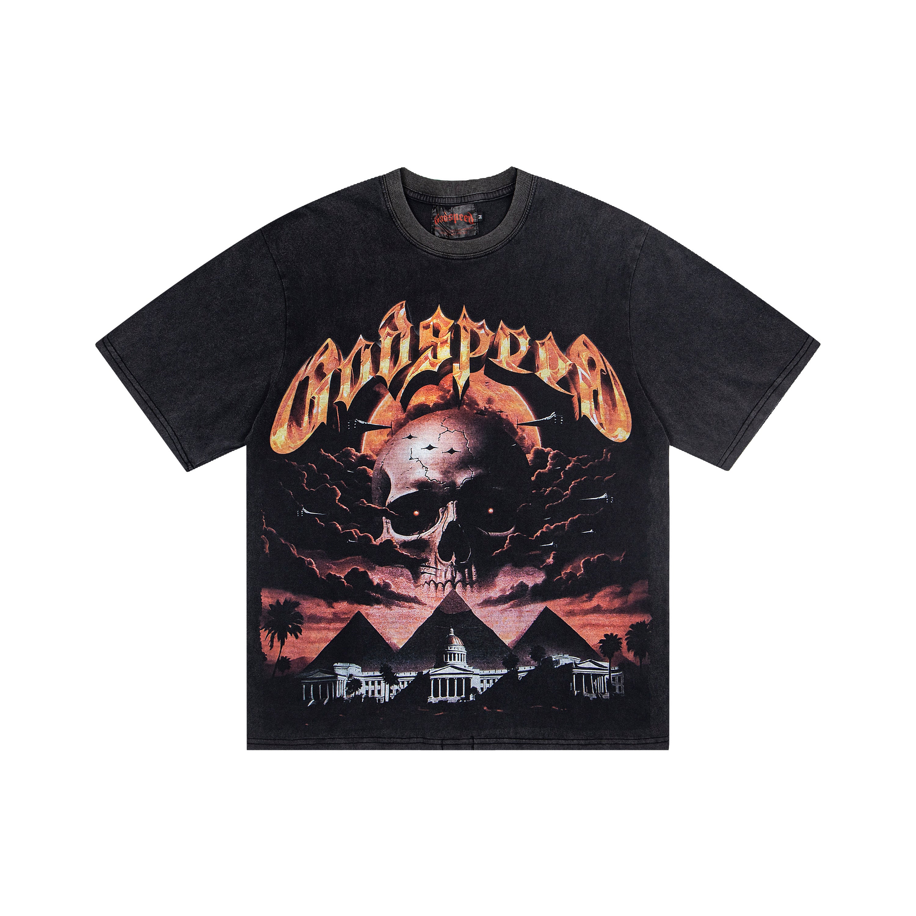 Pyramid Skull Graphic Tee