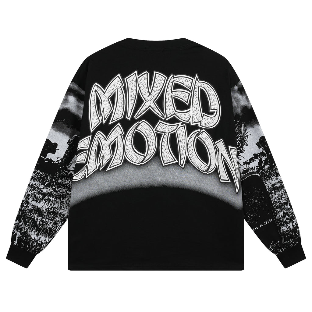 Zombie Graphic Long Sleeve – Horror Streetwear Sweatshirt