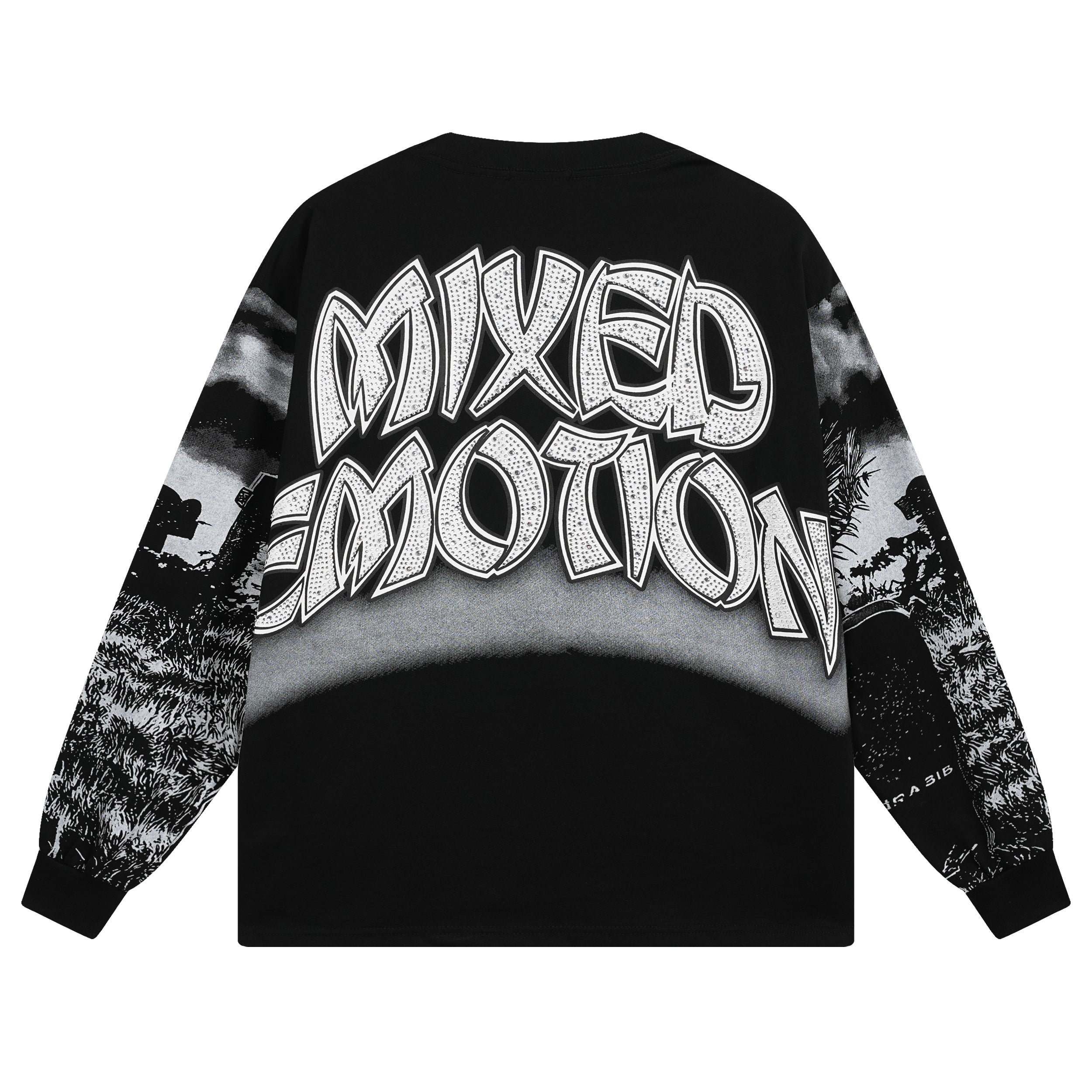 Zombie Graphic Long Sleeve – Horror Streetwear Sweatshirt
