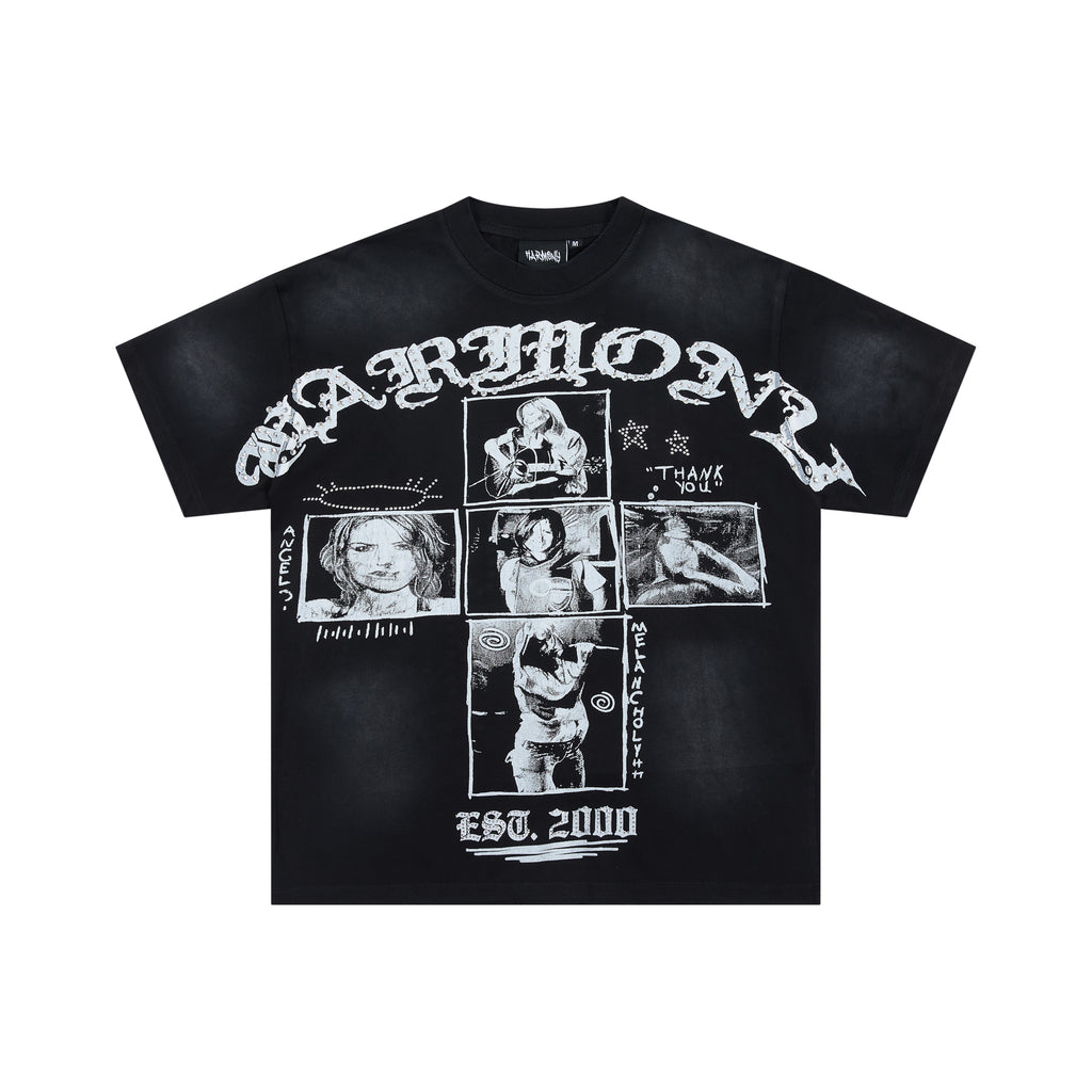 Harmony Angel Collage Graphic T-Shirt