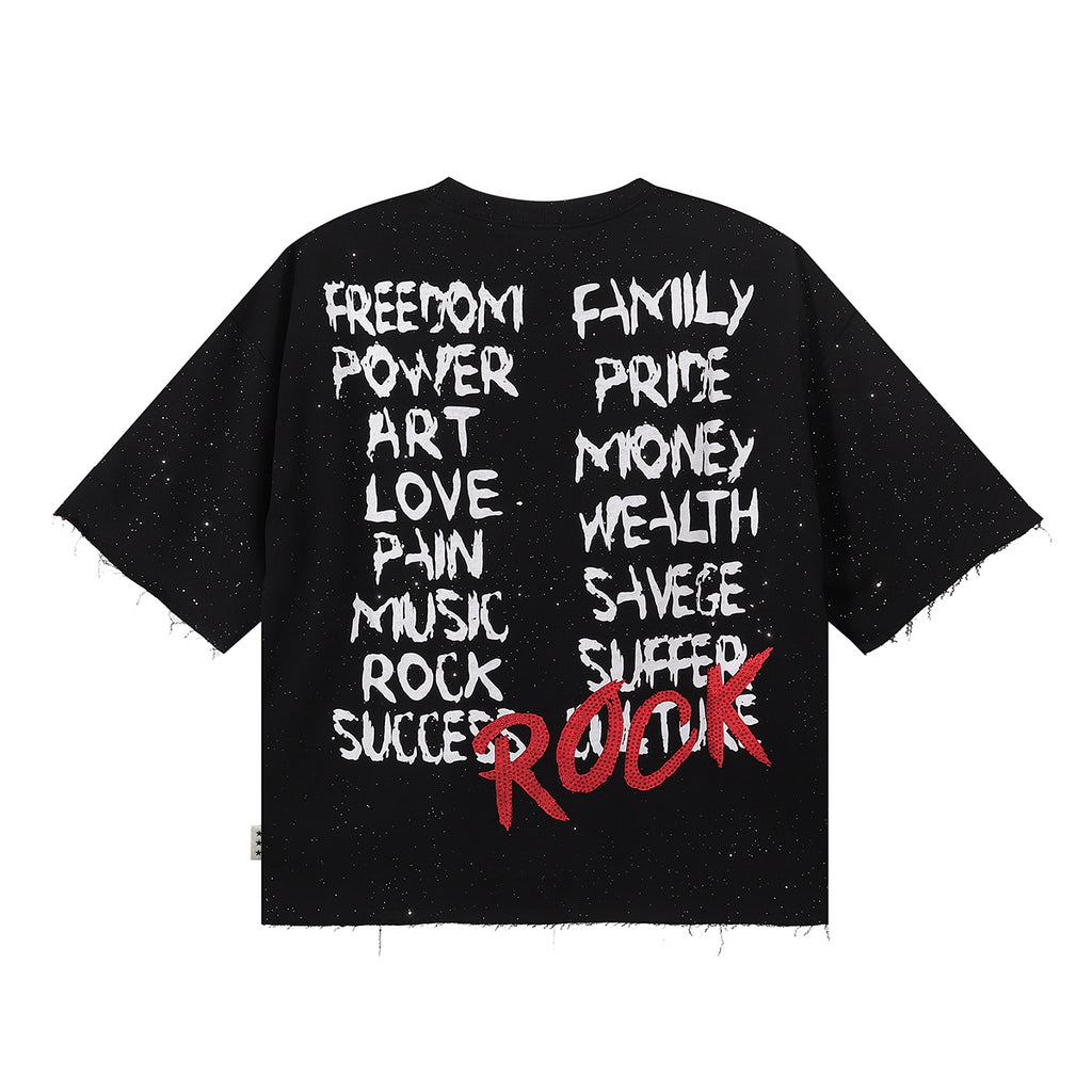 Rock My World Skeleton Guitar Tee