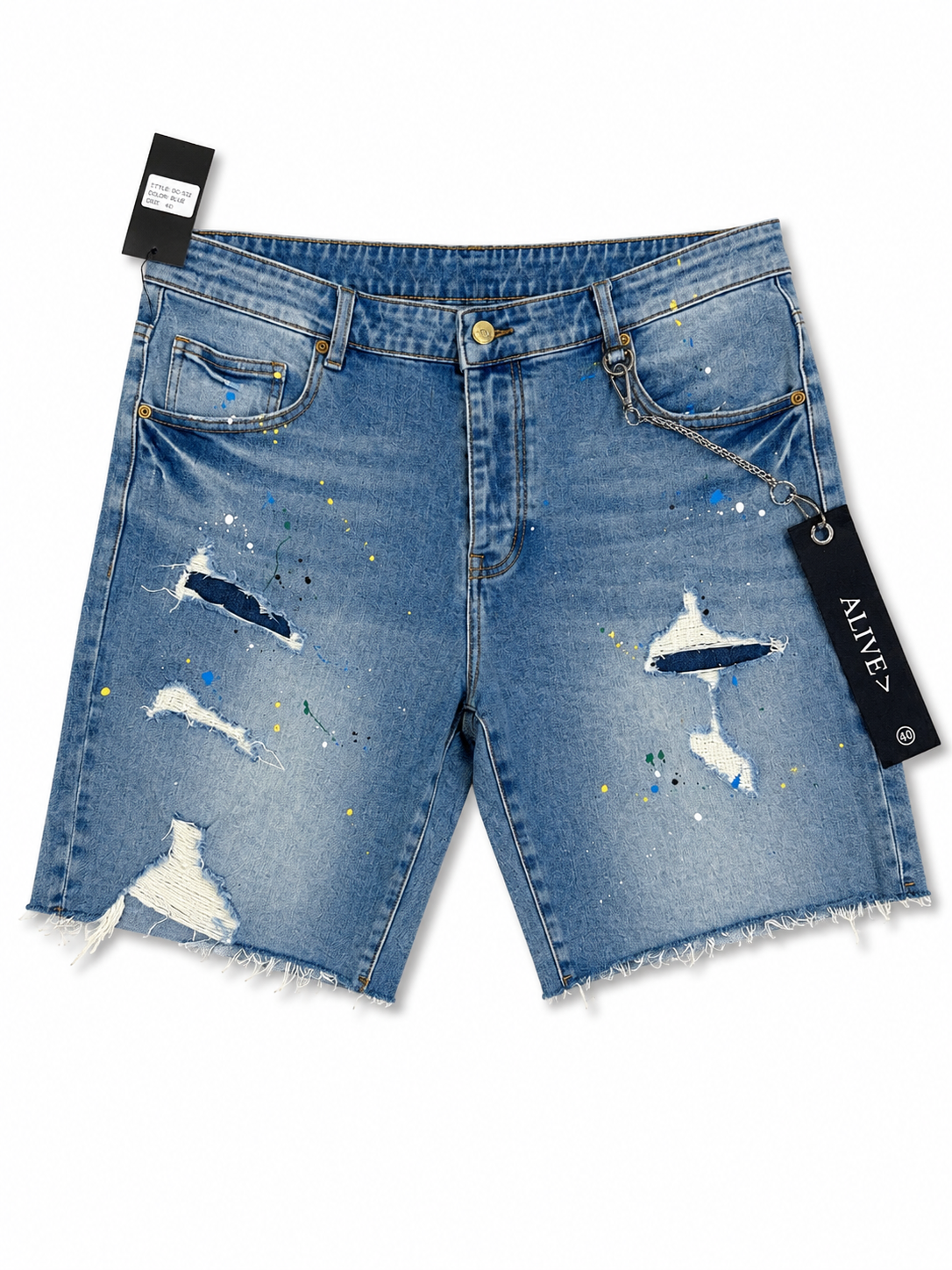 Alive Jeans Shorts Splash