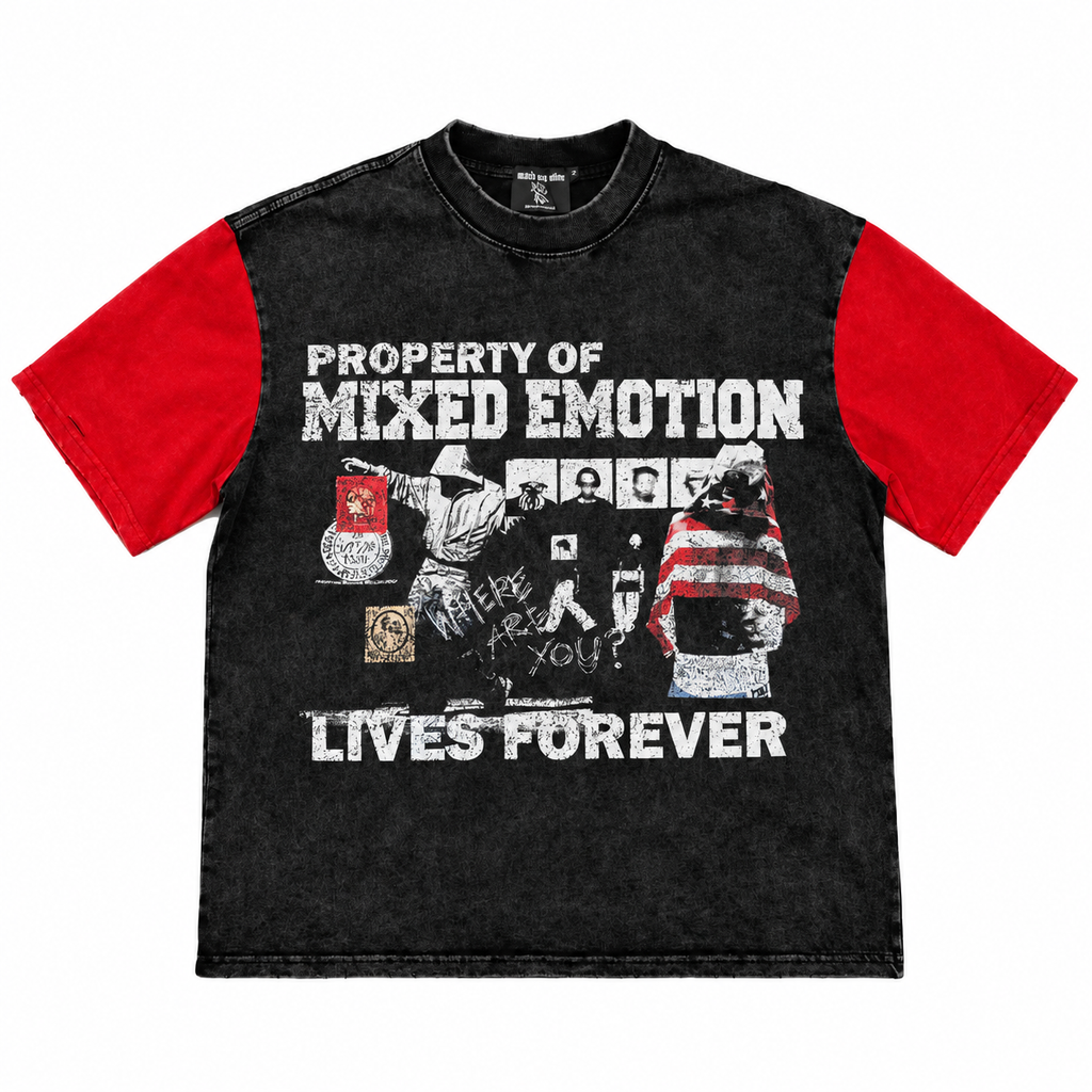 Mixed Emotion Lives Forever Graphic T-Shirt