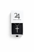 The Slim Cross (Micro-Pavé) Pendant Rope Chain