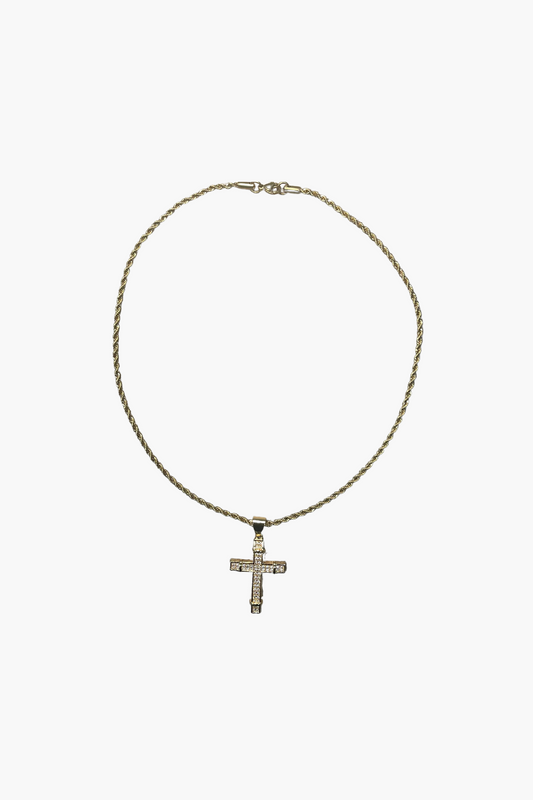 Gold Chain w/ Cross Pendant