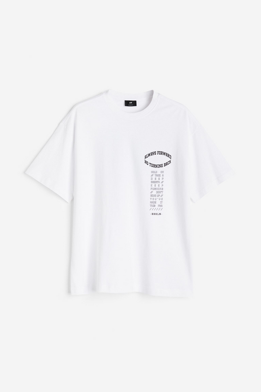H&M Graphic T-Shirt White