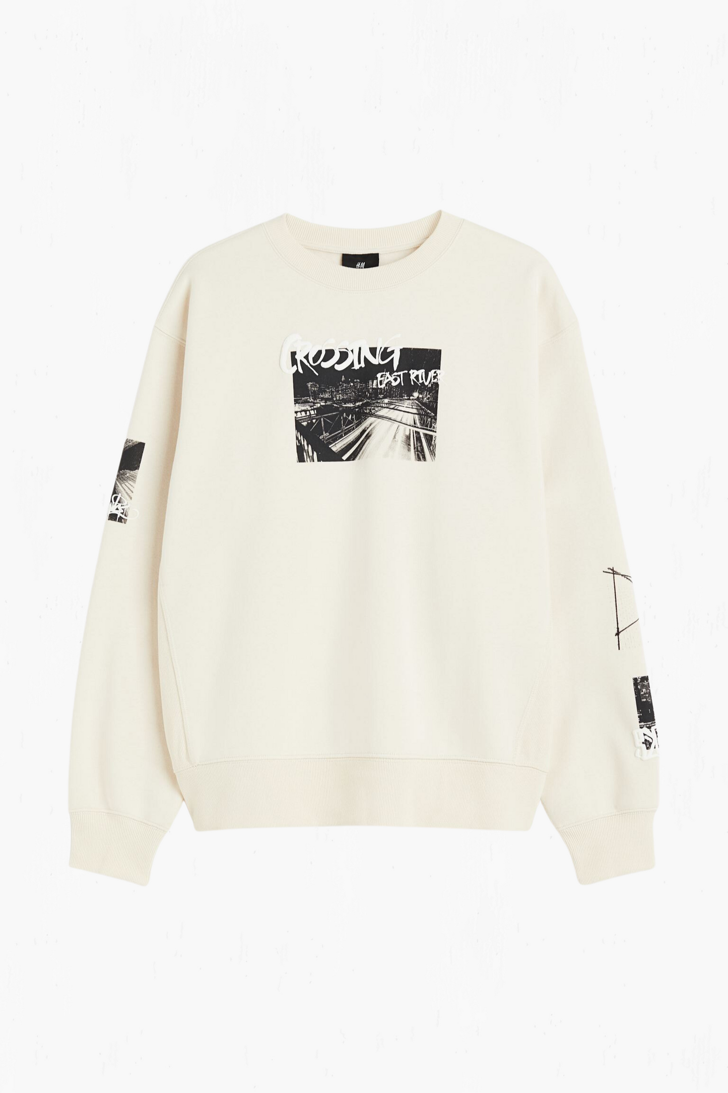 H&M Relaxed Fit Graphic Sweater