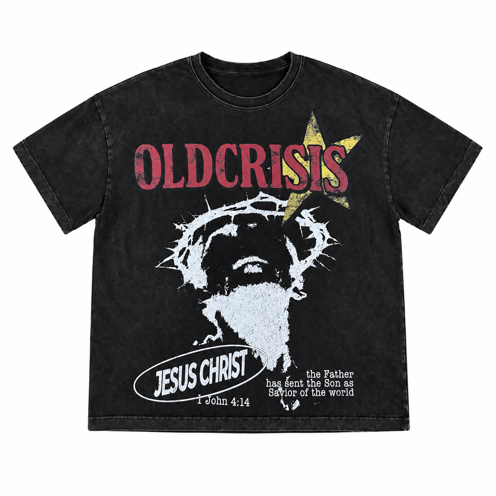 Old Crisis Savior Graphic T-Shirt