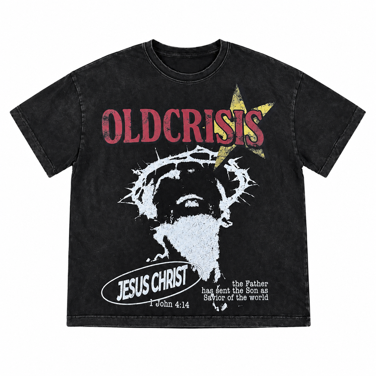 Old Crisis Savior Graphic T-Shirt