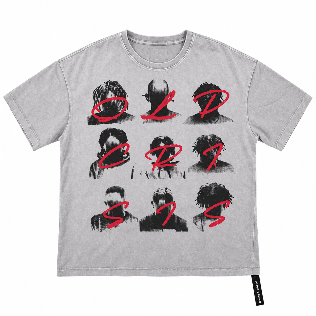 Old Crisis No Face Graphic T-Shirt