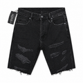 Alive Jeans Shorts Black with Rhinestone